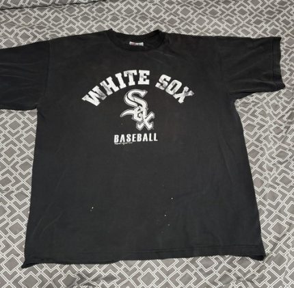 RARE Vintage  With Perfect Wear 1990 Chicago White Sox  Majestic T Shirt XXL